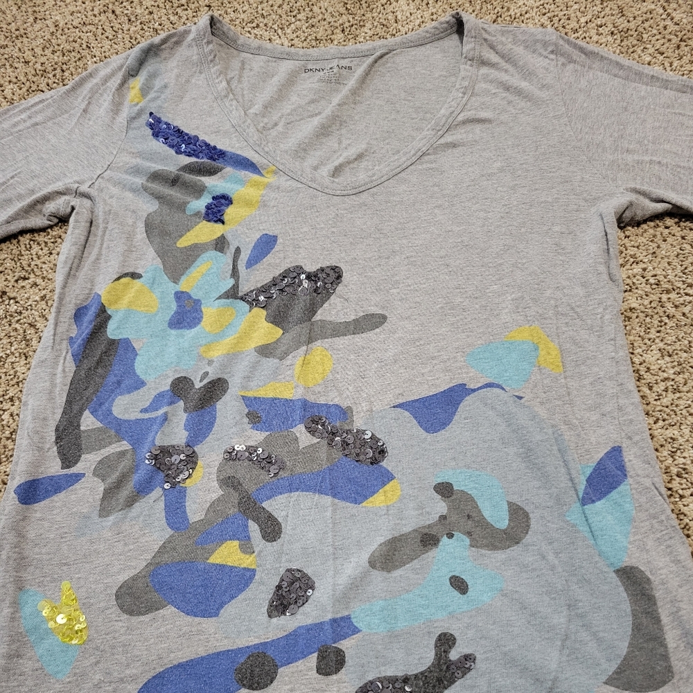 DKNY Sequined Tee